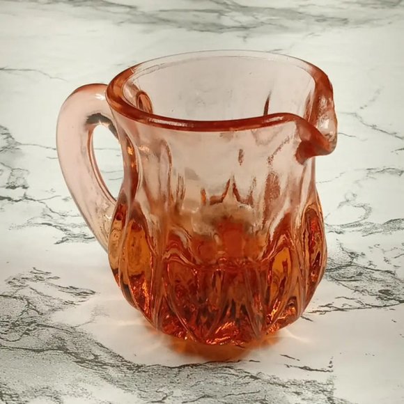 Degenhart Glass Mini Pitcher Trinket Paperweight Toothpick Vtg - Picture 4 of 7